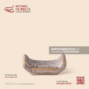 Gác đũa gối ngắn 5.5 x 3cm - Kết Tinh Nâu