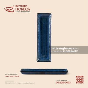 Khay chữ nhật dài 34 x 10cm - Lam Dạ