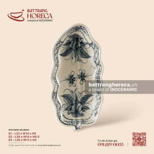 Khay lá chuối sâu - Khoai Chuồn