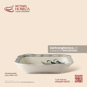 Khay vuông sâu 20cm - Khoai Chuồn
