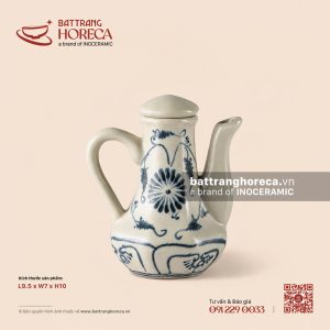 Lọ (ấm) mắm tương 9.5 x 7cm - Cúc Lam