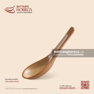 Thìa cơm thẳng 13 x 4cm - Hồng Vân
