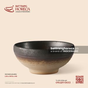 Tô (bát) khum 18cm - Huyền Thổ