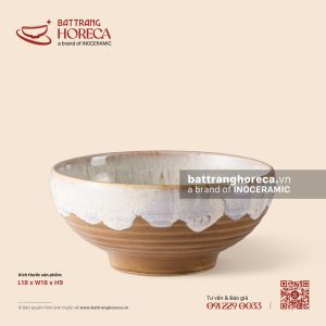 Tô (bát) khum 18cm - Hồng Vân