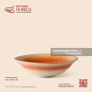 Tô (bát) loe chân nhỏ 23cm - Bình Minh