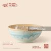 Tô (bát) nông vuốt 16.5cm - Kết Tinh Nâu