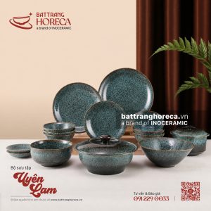 BST bát đĩa Uyên Lam - Bát Tràng