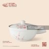 Âu (thố) chuôi 20.5 x 16cm - Đào Hồng - Bát Tràng Horeca Âu (thố) chuôi 20.5 x 16cm - Đào Hồng