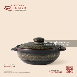 Âu (thố) hai tai 16 x 13cm - Huyền Sa