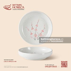 Bát Nhật 18.5cm - Đào Hồng