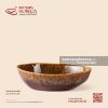 Bát bầu dục (thuyền) méo 19 x 17cm - Hoả Vũ