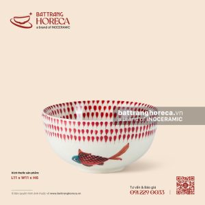 Bát (chén) cơm 11cm - Ngư Vũ Hồng
