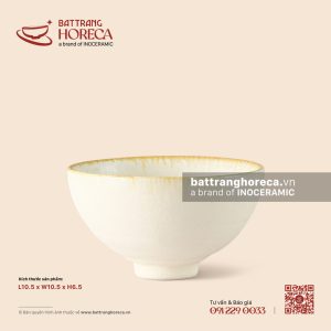Bát (chén) cơm nhọn 10.5cm - Mộc Sa