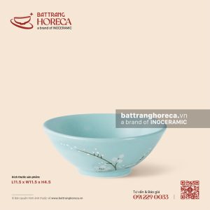 Bát (chén) cơm nón 11.5cm - Đào Trắng