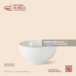 Bát (chén) mắm tròn 9cm - Đào Hồng