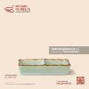 Bát (đĩa) gia vị chữ nhật 2 ngăn 11 x 7cm - Thanh Ngọc