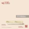 Bát (đĩa) gia vị chữ nhật 2 ngăn 15 x 7cm - Mộc Sa - Bát Tràng Horeca Bát (đĩa) gia vị chữ nhật 2 ngăn 15 x 7cm - Mộc Sa