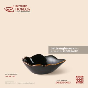 Bát (đĩa) gia vị lá cao 8 x 6cm - Huyền Sa