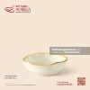Bát (đĩa) gia vị muối hoa 4 cánh cao 9cm - Mộc Sa - Bát Tràng Horeca Bát (đĩa) gia vị muối hoa 4 cánh cao 9cm - Mộc Sa
