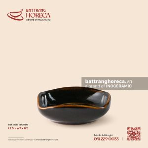 Bát (đĩa) gia vị muối méo 7.5 x 7cm - Huyền Sa