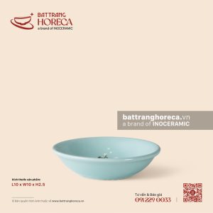 Bát (đĩa) gia vị muối tròn 10cm - Đào Trắng
