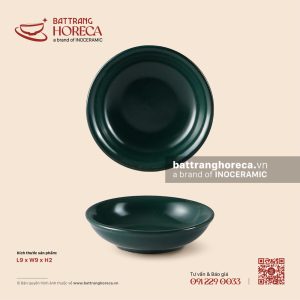 Bát (đĩa) gia vị muối tròn 9cm - Lục Diệp