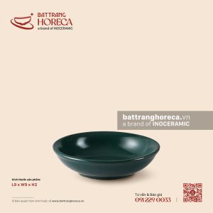Bát (đĩa) gia vị muối tròn 9cm - Lục Diệp