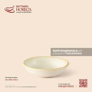 Bát (đĩa) gia vị muối tròn 9cm - Mộc Sa