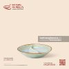 Bát (đĩa) gia vị oval 2 ngăn 11 x 10cm - Thanh Ngọc - Bát Tràng Horeca Bát (đĩa) gia vị oval 2 ngăn 11 x 10cm - Thanh Ngọc