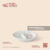 Bát (đĩa) gia vị oval hai (2) ngăn 10.5 x 9.5cm - Đào Hồng