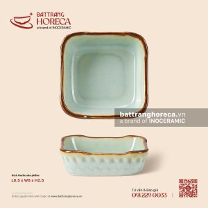 Bát (đĩa) gia vị vuông 8.5 x 8cm - Thanh Ngọc