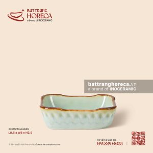 Bát (đĩa) gia vị vuông 8.5 x 8cm - Thanh Ngọc