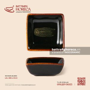 Bát (đĩa) gia vị vuông 8cm - Huyền Sa