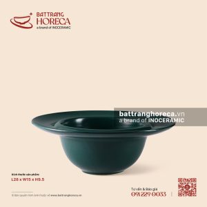 Bát mũ (nón) vành 28 x 15cm - Lục Diệp