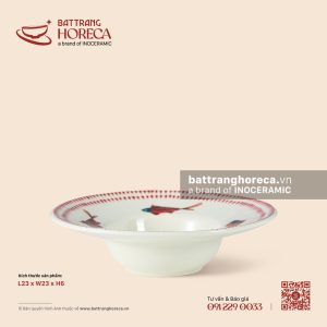 Bát nón vành 23cm - Ngư Vũ Hồng