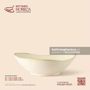 Bát salad tam giác - Mộc Sa