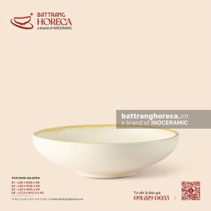 Bát salad tròn - Mộc Sa