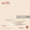 Bát salad tròn sâu chân cao 22cm - Mộc Sa - Bát Tràng Horeca Bát salad tròn sâu chân cao 22cm - Mộc Sa