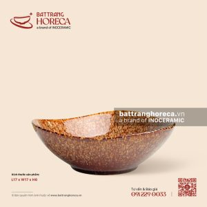 Bát tam giác 17cm - Hoả Vũ
