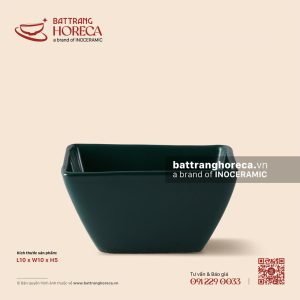 Bát vuông 10cm - Lục Diệp