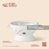 Bếp hâm hai tai 15.5cm - Đào Hồng - Bát Tràng Horeca Bếp hâm hai tai 15.5cm - Đào Hồng