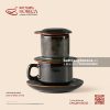 Bộ phin kèm tách cà phê quai vuông 9.5cm - Huyền Sa
