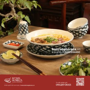 Bộ tô loe Hoa Chanh cho quán bún cá