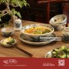 Bộ tô nông Khoai Chuồn đựng bún cá Bát Tràng
