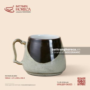 Cốc quai cách điệu 180ml - Địa Nhã