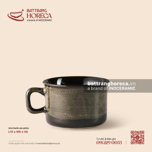 Cốc (tách) cà phê quai vuông 10 x 8cm - Huyền Sa