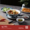 Combo tô loe đựng bánh đa cá Tùng Hạc Bát Tràng - Bát Tràng Horeca Combo tô loe đựng bánh đa cá Tùng Hạc Bát Tràng
