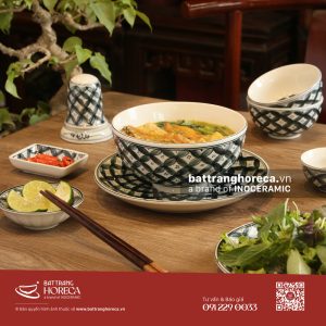 Combo tô sâu Hoa Chanh cho quán bánh đa cá
