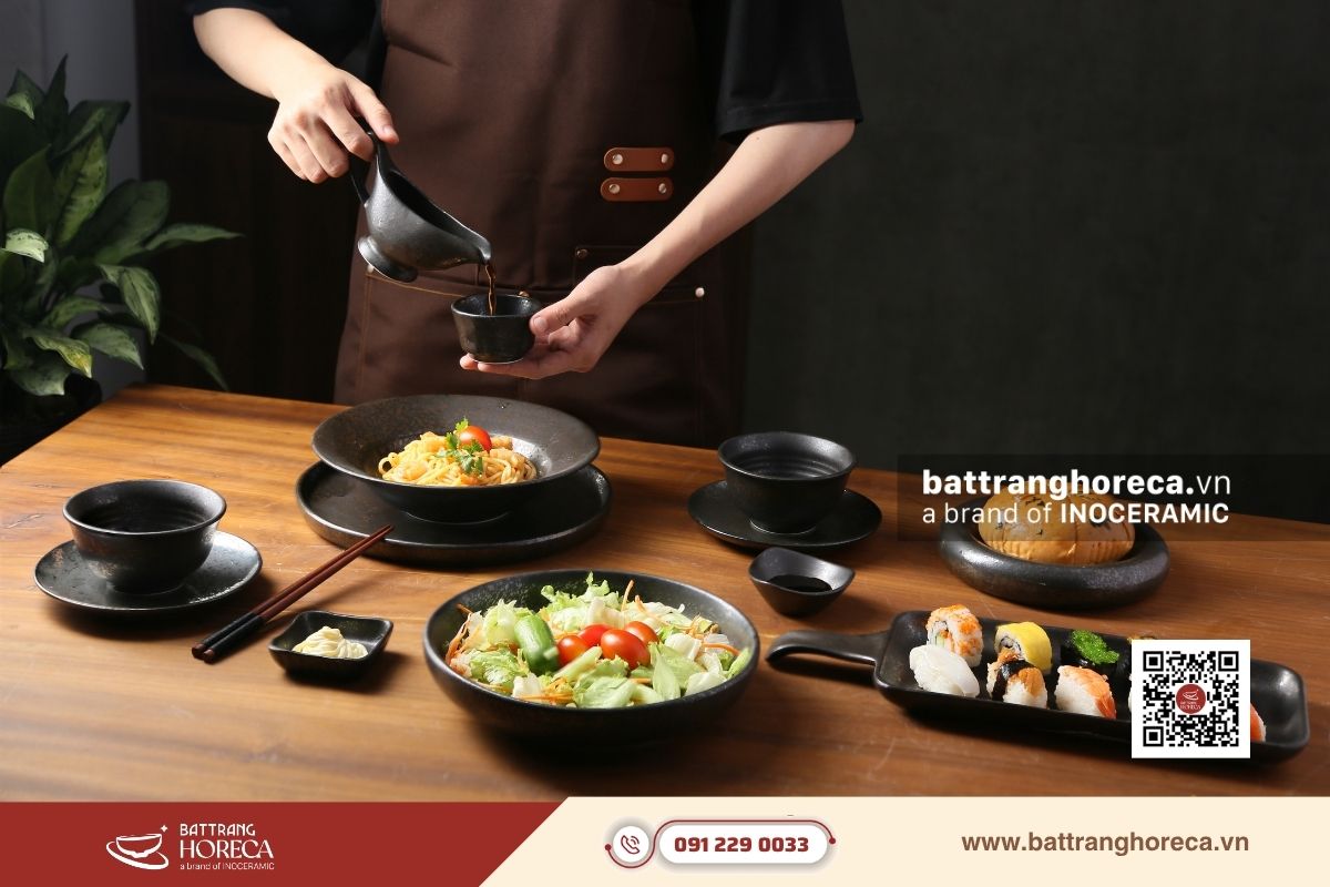 Đặc điểm kỹ thuật vượt trội của bát dĩa nhà hàng Nhật