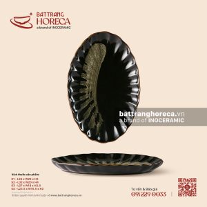 Đĩa bầu dục (oval) múi - Huyền Sa